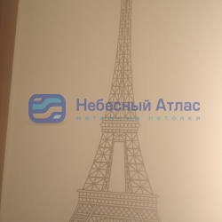 Натяжные потолки белые матовые без шва