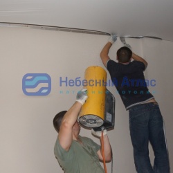 Монтаж натяжного потолка в спальне и коридоре, ЦАО Москва