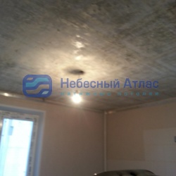 Монтаж натяжного потолка в кухне и коридоре на ул. Ак. Королева