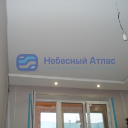 Установка тканевого потолка в квартире г. Красногорск